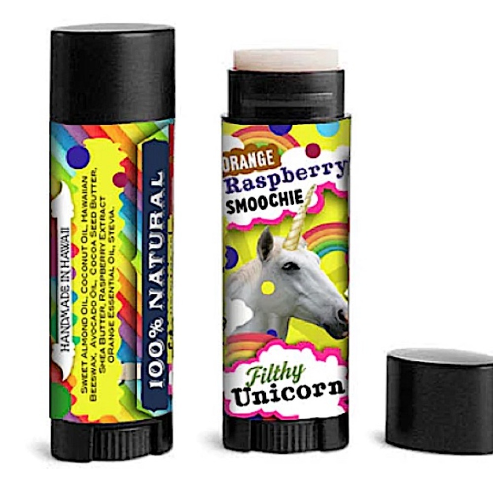 🦄FilthyUnicorn Orange Rasp SMOOCHIE lip balm filthy farmgirl handmade HAWAII